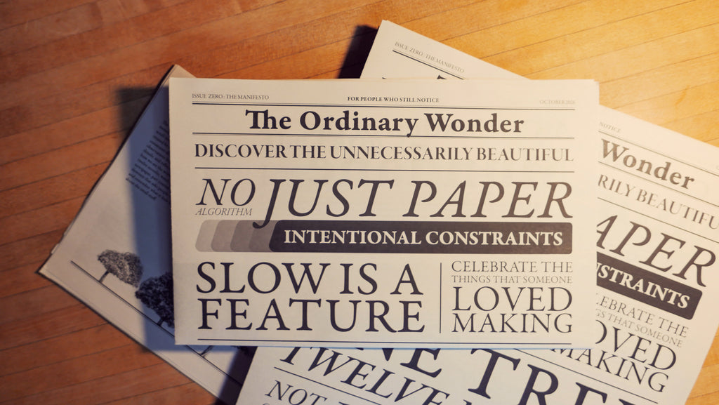 The Ordinary Wonder