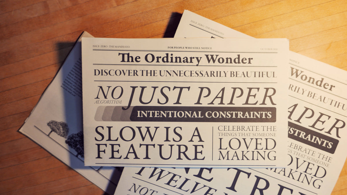 The Ordinary Wonder